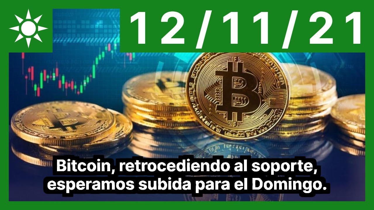 Bitcoin retrocediendo al soporte esperamos subida para el Domingo
