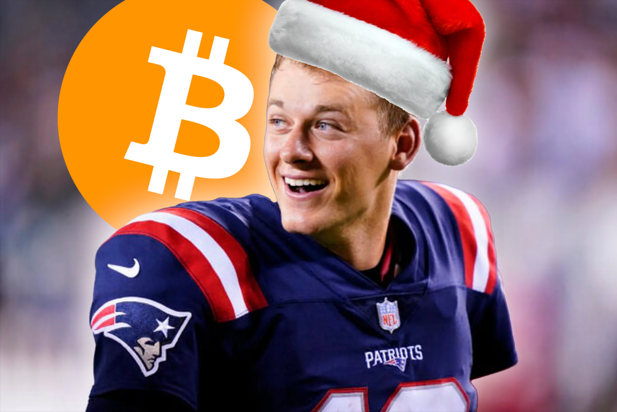 Patriots Quarterback Santa Mac Jones Gifts Bitcoin to His Entire